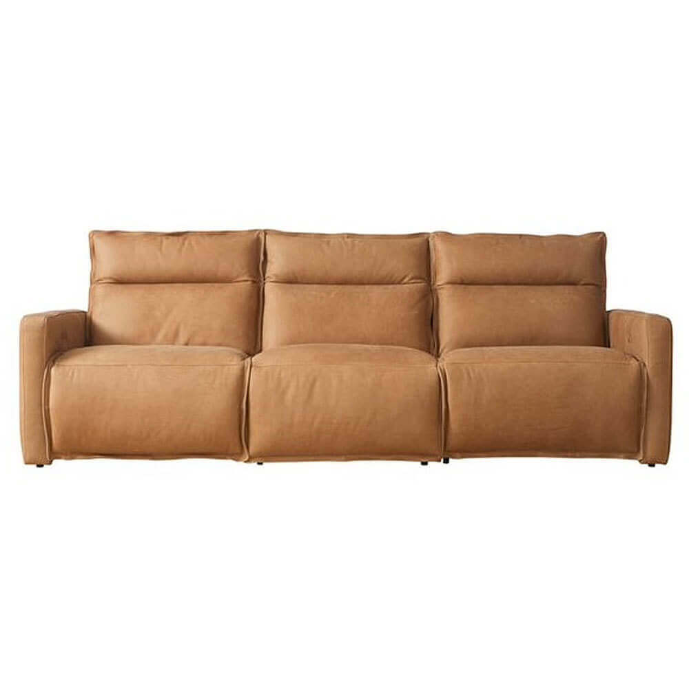 Heston Three Seater Modular Sofa Leather